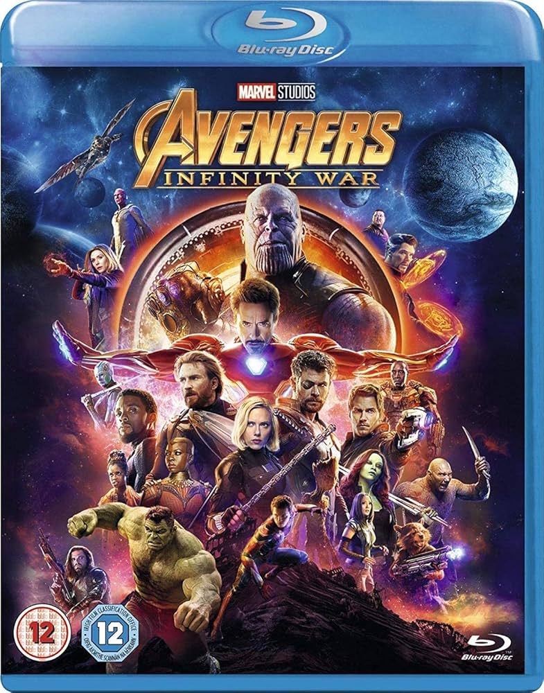 Avengers: Infinity War blu ray