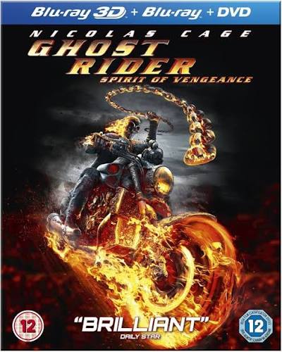 Ghost Rider: Spirit of Vengeance (3D Blu-ray + Blu-ray + DVD)