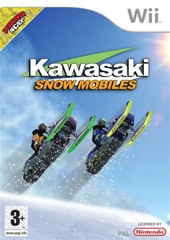 Kawasaki Snow Mobiles Nintendo Wii Video Game
