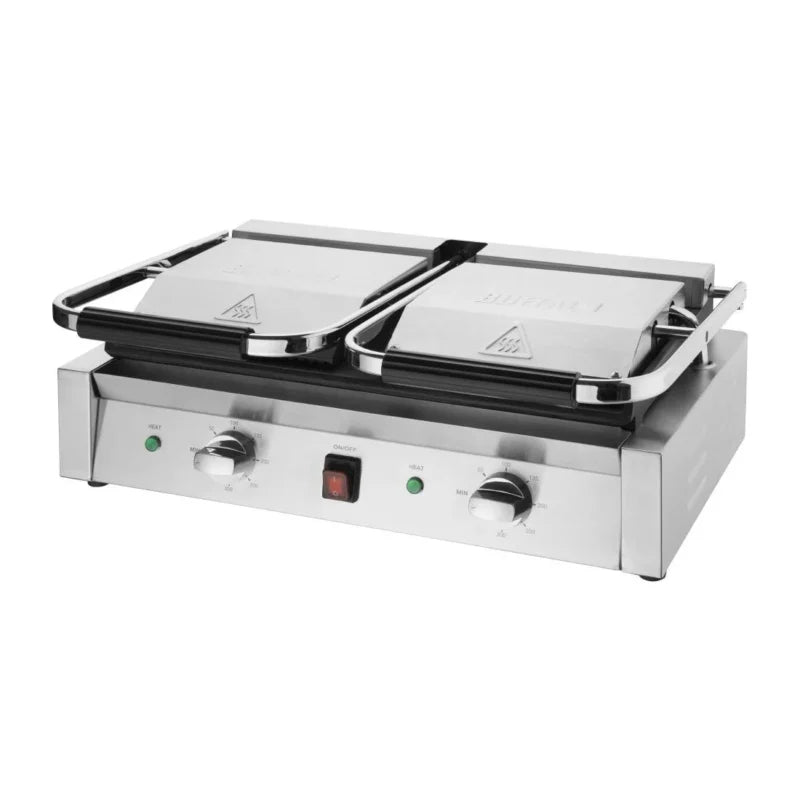 Buffalo Double Contact Grill - Ribbed/Ribbed Plate